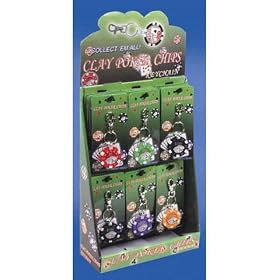 Poker Chip Keychain