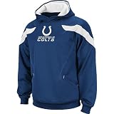 Indianapolis Colts Reebok Blue Sideline Momentum Hooded Sweatshirt (Small)