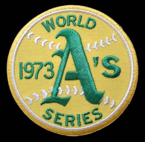 MLB World Series Patch - 1973 Oakland Athletics