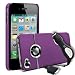 Produkt-Bild: AIO Lila Eleganter Chrom-Hard Case Cover F&uuml;r iPhone 4 4G 4S + Kfz-Ladeger&auml;t
