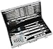 Garten & Freizeit : Landmann BBQ 13376 GRILLBESTECK 24-TLG INOX