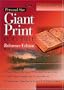 Personal Size Giant Print Shoulder Strap Bible Kjv Reference Edition