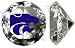 Kansas State Wildcats Logo On A 4 Diamond Glass. Jewelry Box Included