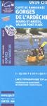 IGN 2939 OT Gorges de l'Ard�che, Bour...