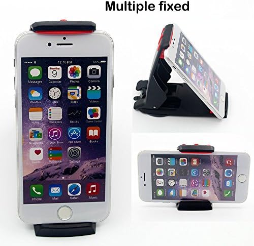 Smarco Universal Car Mount for Smart Phone,Tablet PC,GPS,Fit for the Width From 1.57"-4.92",Black