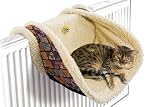 Cleo Pet Deluxe Radiator Cat Bed (Scallop) - pamper your pet with this luxury radiator bed!