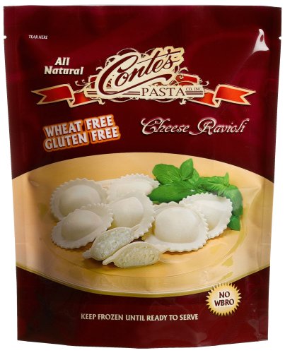Conte's Gluten Free Cheese Ravioli, 12-Ounce Bags (Pack of 3)