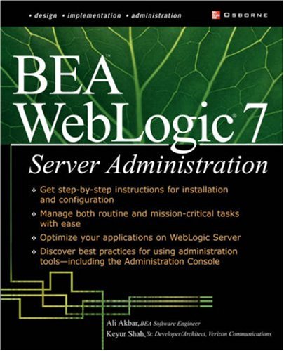 BEA WebLogic Server Administration