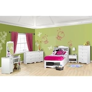 Dixie Kids Bedroom Furniture Set 1 - Nexera Furniture - DIXIE-KBSET-1 by Nexera