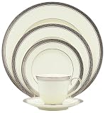Noritake Ardmore Platinum 20-Piece Dinnerware Place Setting, Service for 4