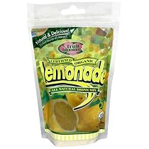 Fruit Blooms Organic Lemonade Mix, 8.5-Ounce Pouches (Pack of 12)