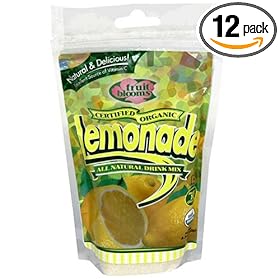 Fruit Blooms Organic Lemonade Mix, 8.5-Ounce Pouches (Pack of 12)