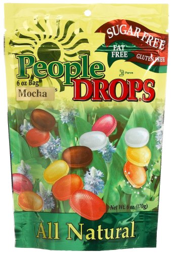 People Drops Mocha Drops, 6-Ounce Pouches (Pack of 12)