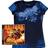 Halford Metal God Essentials Vol.1 CD with Bonus DVD + Metal God Apparel Divinity Womens Shirt [1CD/1DVD/1 XLarge Shirt]
