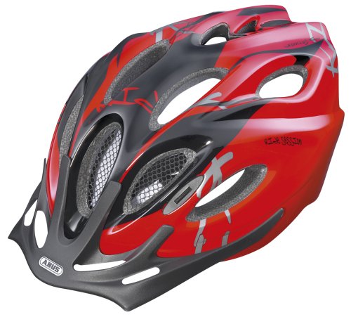 Kinder Fahrradhelm Chaox black red S 48-54 cm 