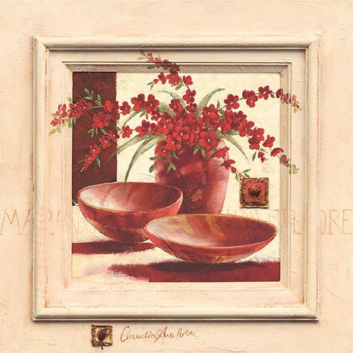 Eurographics CA2412 Claudia Ancilotti, Florence 30 x 30 cm, Hochwertiger Kunstdruck - Stillleben