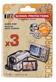 T'nB PROLCD01 Pack de 3 films de protections d'�cran LCD 1,5 � 4'' + lingettes