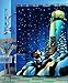 Carnation Homes Santa's Secret Lighthouse Christmas Fabric Shower Curtain 70 x 72