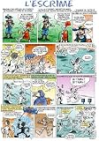 Editions Kane - Affiche - Les Sports en BD - Escrime