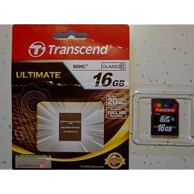 Transcend 32 GB Ultimate Speed SDHC Class 10 Flash Memory Card TS32GSDHC10