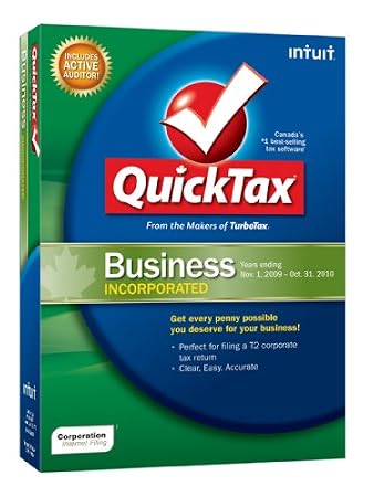 QuickTax Incorporated Business 2009 [Old Version]