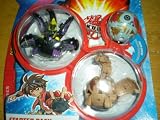 Bakugan Bakusteel Darkus Ingram; Tan Subterra Helios Nemus; Grey Mystery Starter Pack AS SHOWN NOT RANDOM