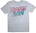 Happy Days Distressed Vintage TV Logo Gray T-shirt Tee