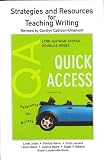 Strategies and Resources for Teaching Writing with the Quick Access for Writers, 5 E
