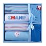 Luvable Friends 6-Piece Layette Set - Blue, 3-6 Months