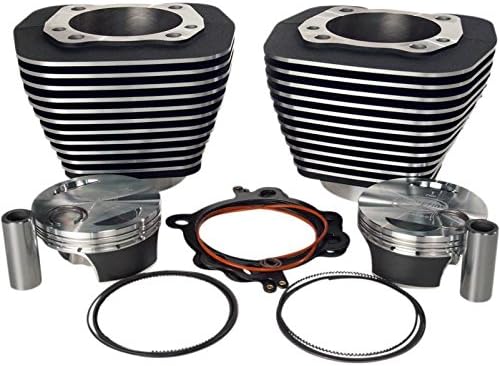 Revolution Performance Bolt-On Big Bore Kit (107in. Flat Top) - Bore 3.938in. - 10:1 Compression - Black/Highlighted Fins 201-119W45