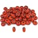 Red Round Millefiori Glass Beads Beading Approx 50