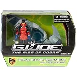 G.I. Joe The Rise of Cobra Alpha Vehicle Polar Sharc Submarine with Icestorm Action Figure