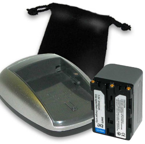 SONY NP-FM70 Equivalent Charger & Battery Combo for OEM BC-TRM & CCD-TRV Series / DCR-TRV19 TRV22 & Many More