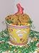 Gourmet Food : Scott's Cakes 1 lb. Oatmeal Raisin Cookies in a Yellow Bunny Pail with Jelly Beans and Milk Chocolate Bunny