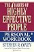 The 7 Habits of Highly Effective People Workbook
