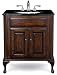 Cole and Co 1.11.275231.01PBL Antique Brown/Midnight Black Stone Top/White Sink Classic Classic 31