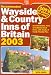 Book Recommended Wayside & Country Inns of Britain 2003 (Recommended Wayside Inns of Britain)