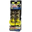 Highland 1"x14' Ratchet Tie-down Straps with Hooks