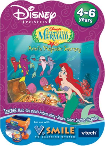 Childrens Toyshop  Toys : VTech V.Smile Learning Game: Disney's The Little Mermaid "Ariel's Majestic Journey"