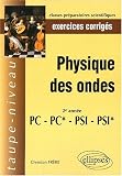 Revue Ellipses Marketing  / Physique des Ondes PC-PC*-PSI-PSI* - Exercices corrigés