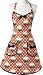 Jessie Steele Audrey Bib Apron, Pumpkin Cupcakes