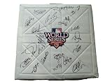 2010 San Francisco Giants Team Autographed 2010 World Series Logo Full Size Base with 20 Signatures Total Including Notables: Tim Lincecum, Brian Wilson, Aubrey Huff, Sergio Romo, Pablo Sandoval and More! Proof Photo of the Giants Signing for Us.