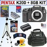 Pentax K20D 14.6MP Digital SLR Camera + 8GB Deluxe Accessory Kit