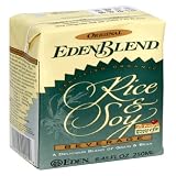 EdenBlend Organic Rice & Soy Beverage, 8.45-Ounce Box (Pack of 27)