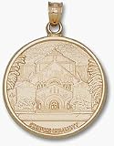 Stanford Cardinal Palm Drive Church Pendant - 14KT Gold Jewelry
