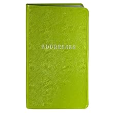 POST Pocket Address Book, Saffiano Lime