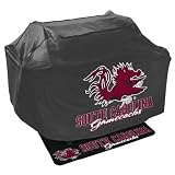 Mr. Bar B Q NCAA Grill Cover and Grill Mat Set, University of South Carolina Gamecocks