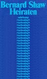 Gesammelte St�cke in Einzelausgaben. 15 B�nde: Band 8: Heiraten: BD 8 (suhrkamp taschenbuch)