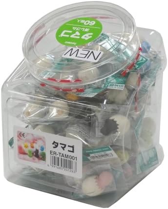 Sugata Iwako Eraser, Egg 60 Pack SCERTAM001