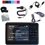 (5 in 1) Silicone Skin for Creative Zen X-fi 16 Gb 32 Gb Video Mp3 Player with Removable Armband and Beltclip + Screen Protector Kit + Car Charger + Travel Charger + Retractable Data Cable for Zen X-FI (Creative Zen X-fi not included)